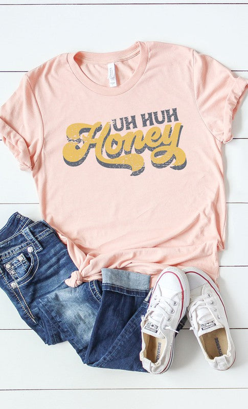 Vintage Uh Huh Honey Graphic Tee T-Shirt