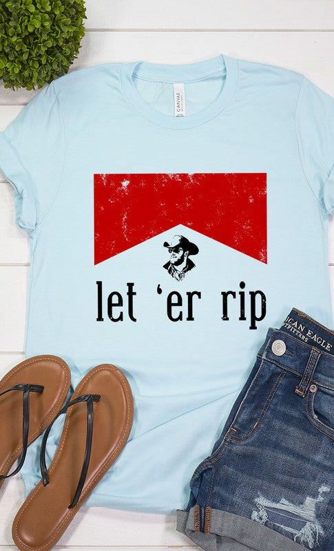 Let Er Rip Graphic Tee T-Shirt PLUS