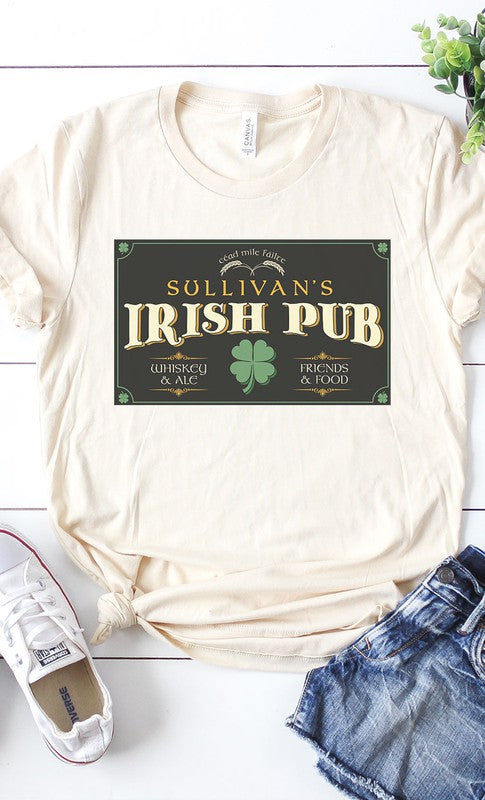 Retro Irish Pub Graphic Tee