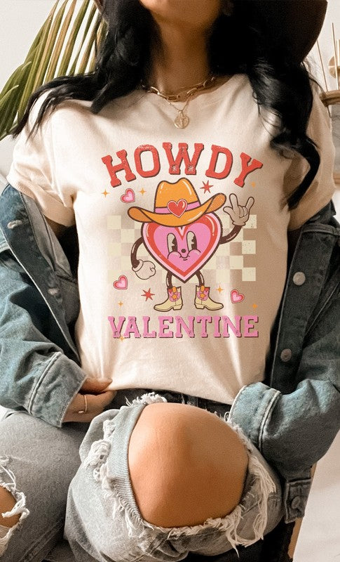 Howdy Valentine PLUS SIZE Graphic Tee