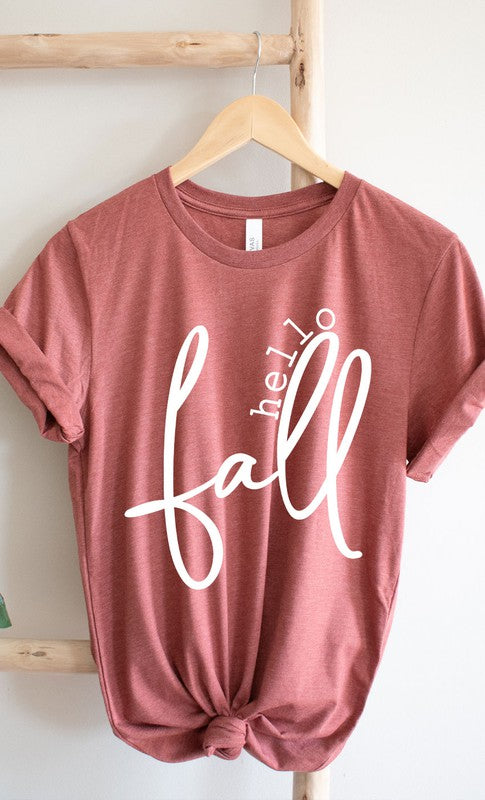 Hello Fall PLUS SIZE Graphic Tee T-Shirt