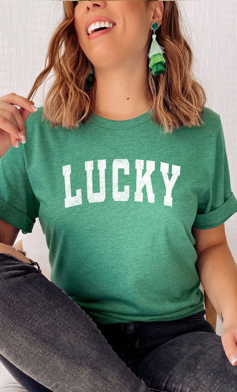 Varsity Lucky Graphic Tee T-Shirt