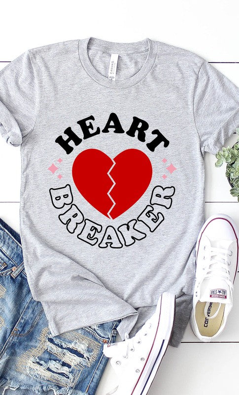 Retro Heart Breaker Graphic Tee