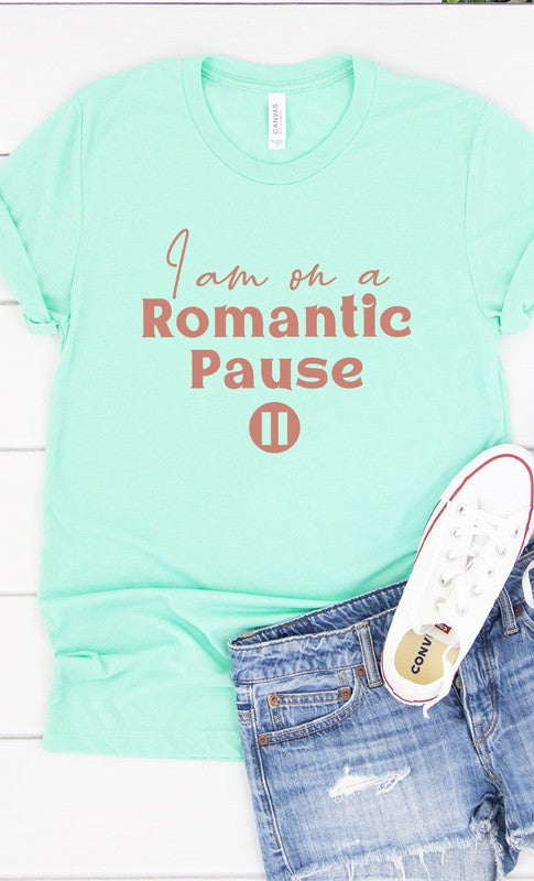 Romantic Pause Graphic Tee T-Shirt