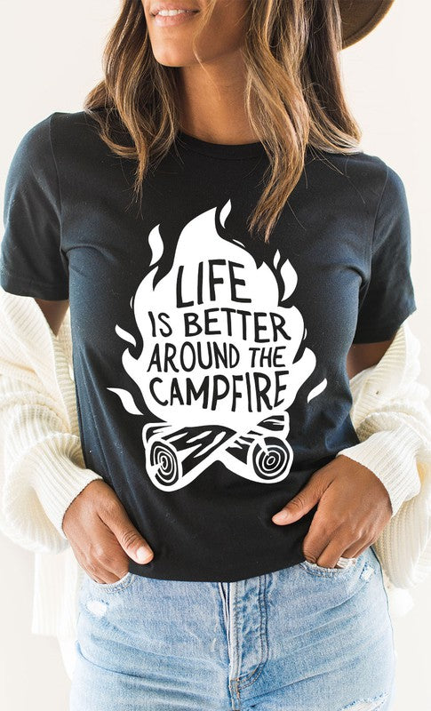 Campfire Graphic Tee T-Shirt