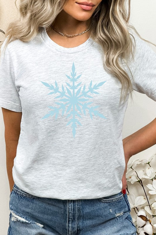 Snowflake Winter Season Freezing Cold Graphic Tee T-Shirt