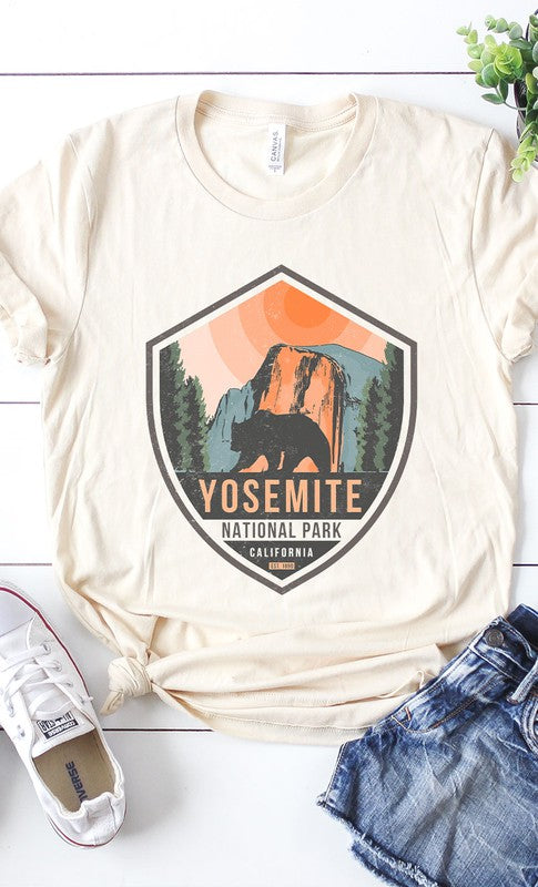 Vintage Yosemite National Park Graphic Tee T-Shirt