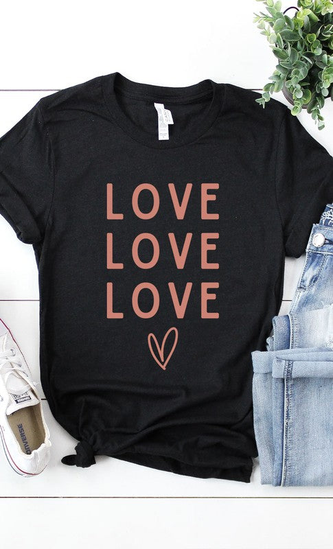 Love Repeat Graphic Tee T-Shirt PLUS