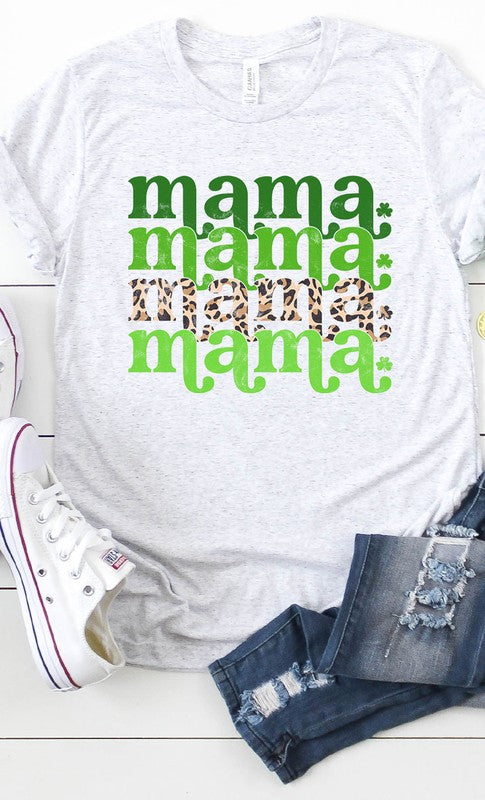 Leopard Lucky Mama Graphic Tee