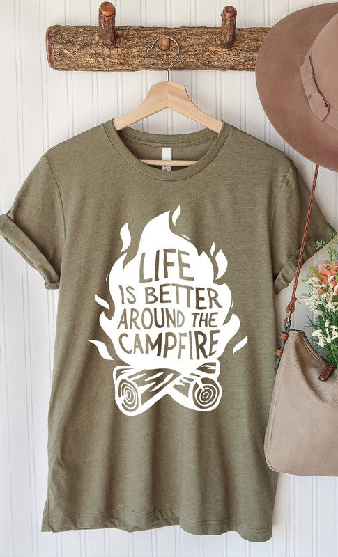 Campfire Graphic Tee T-Shirt