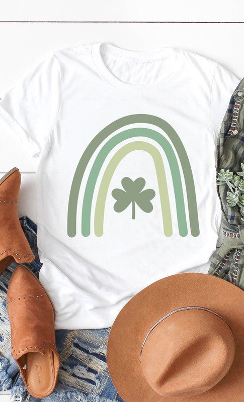 St Pattys Rainbow Graphic Tee PLUS