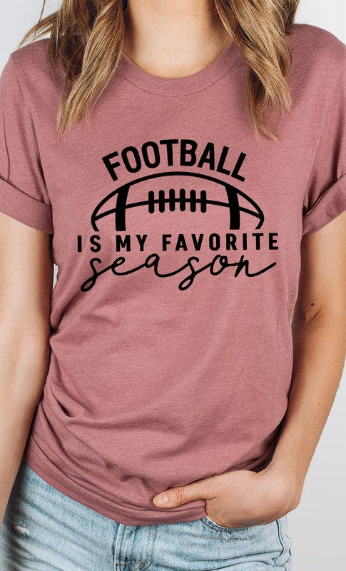 Football is my Favorite Season Graphic Tee T-Shirt