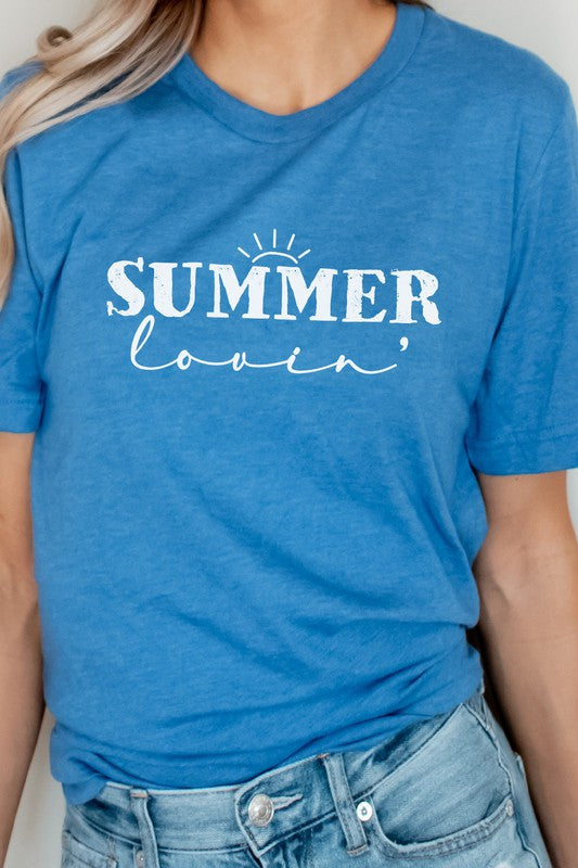 Summer Lovin Sunrise Vacation Graphic Tee