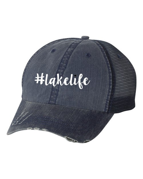 Lakelife Embroidered Trucker Hat