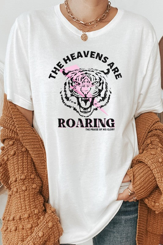 The Heavens Are Roaring His Glory Graphic Tee T-Shirt