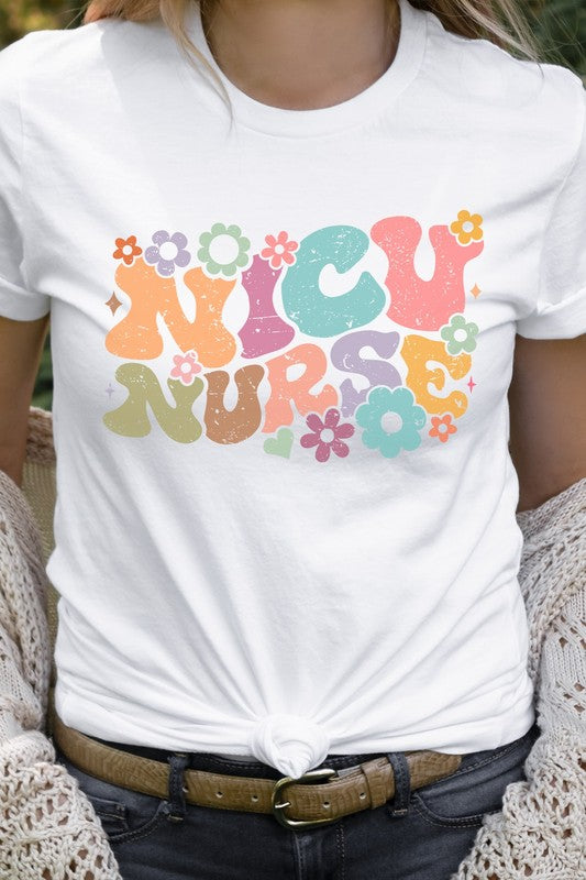 NICU Nurse Neonatal Hospital Graphic Tee