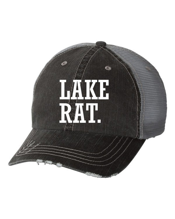 Lake Rat Embroidered Trucker Hat