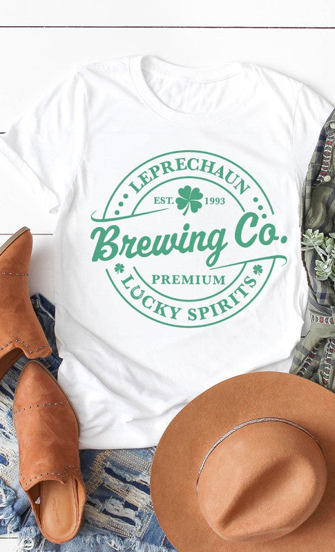 Leprechaun Brewing Co Graphic Tee T-Shirt