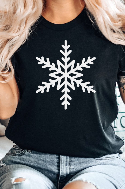 Winter Time Snowflake Chilly Snow Graphic Tee