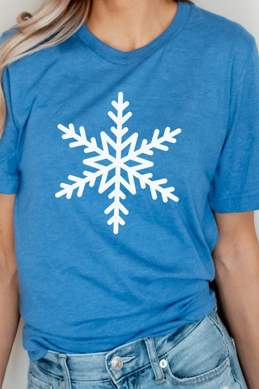 Winter Time Snowflake Chilly Snow Graphic Tee