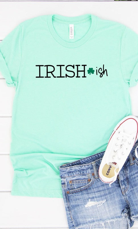 Irish-ish Type Font Graphic Tee T-Shirt