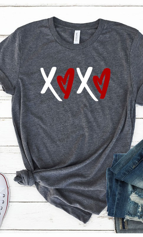 XOXO Heart Graphic Tee T-Shirt PLUS