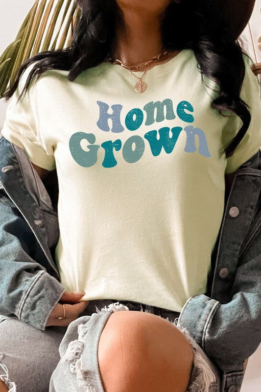 Home Grown Farmers Market Cowgirl Graphic Tee