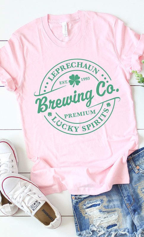 Leprechaun Brewing Co Graphic Tee T-Shirt