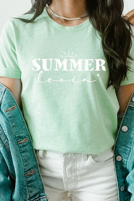 Summer Lovin Sunrise Vacation Graphic Tee