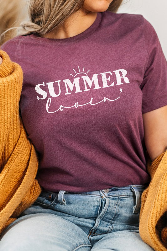 Summer Lovin Sunrise Vacation Graphic Tee