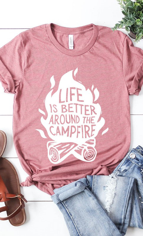 Campfire Graphic Tee T-Shirt