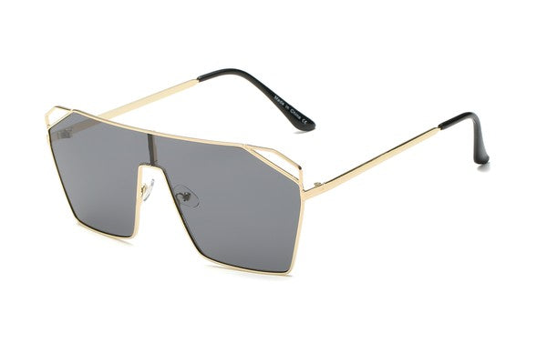 Square Oversize Tinted Fashion Sunglasses