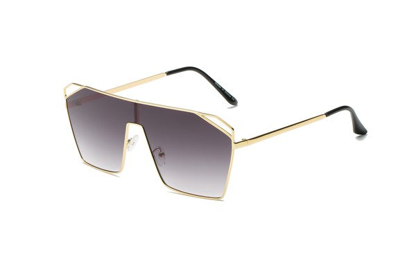 Square Oversize Tinted Fashion Sunglasses