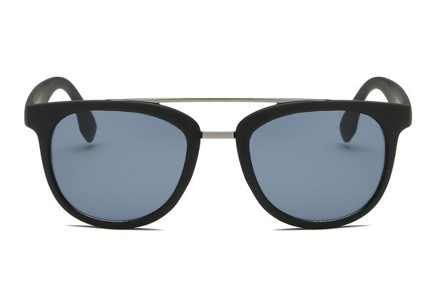 Round Brow-Bar Fashion Sunglasses