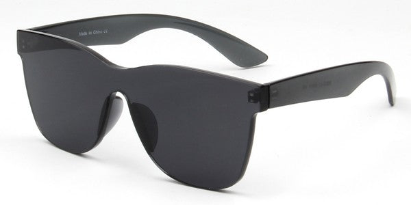 Unisex Square Tinted Lens Fashion Sunglasses