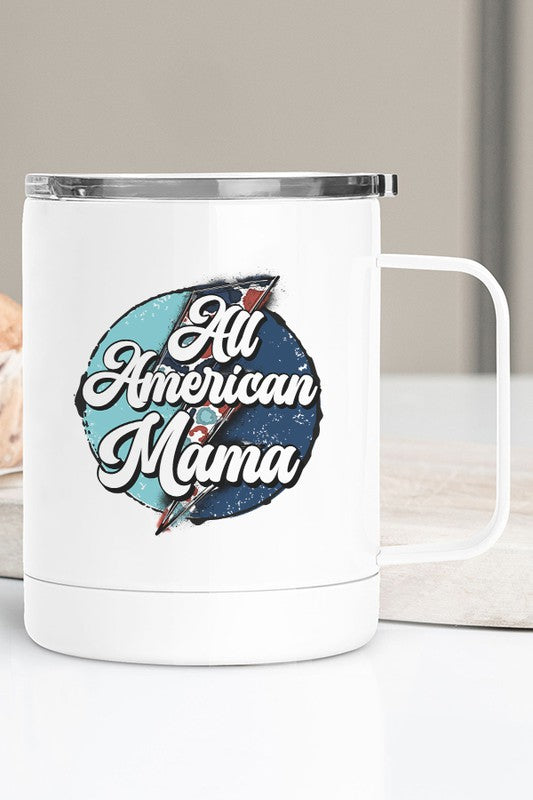 All American Mama Circle Travel Mug