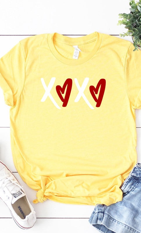 XOXO Heart Graphic Tee T-Shirt PLUS