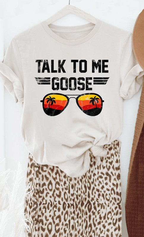 Talk to Me Goose Sunset Graphic Tee T-Shirt