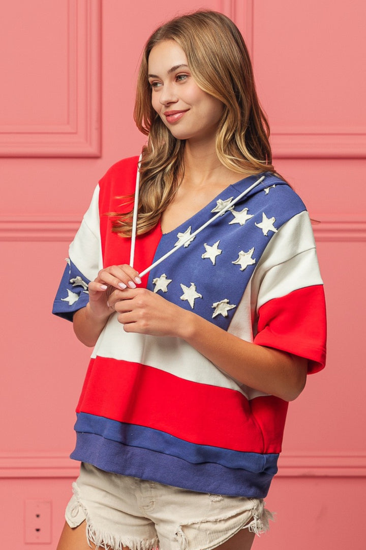 BiBi American Flag Theme Hoodie