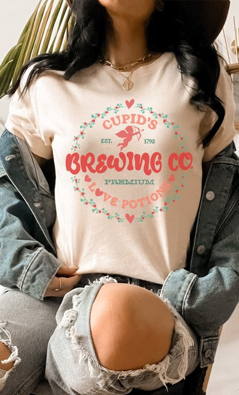 Rose Vine Cupids Brewing Co Graphic Tee