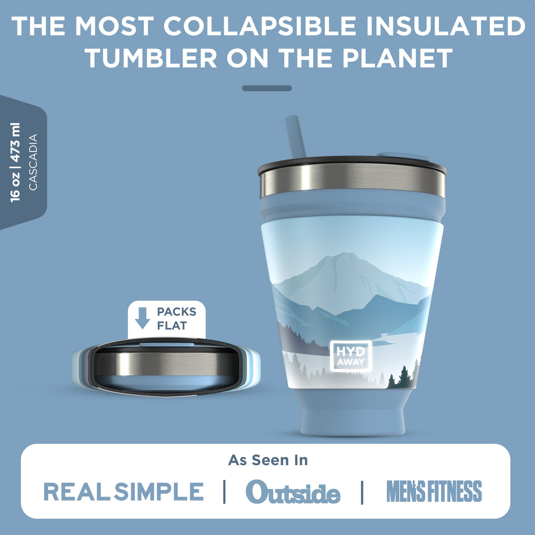 Collapsible Insulated Drink Tumbler