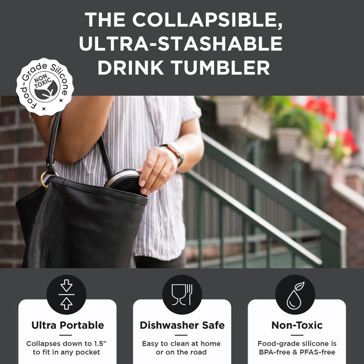 Collapsible Insulated Drink Tumbler