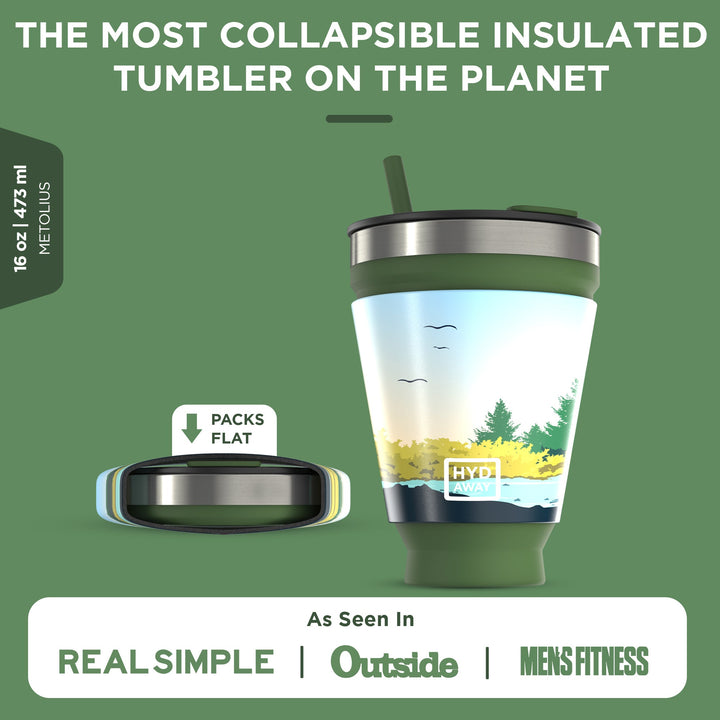 Collapsible Insulated Drink Tumbler