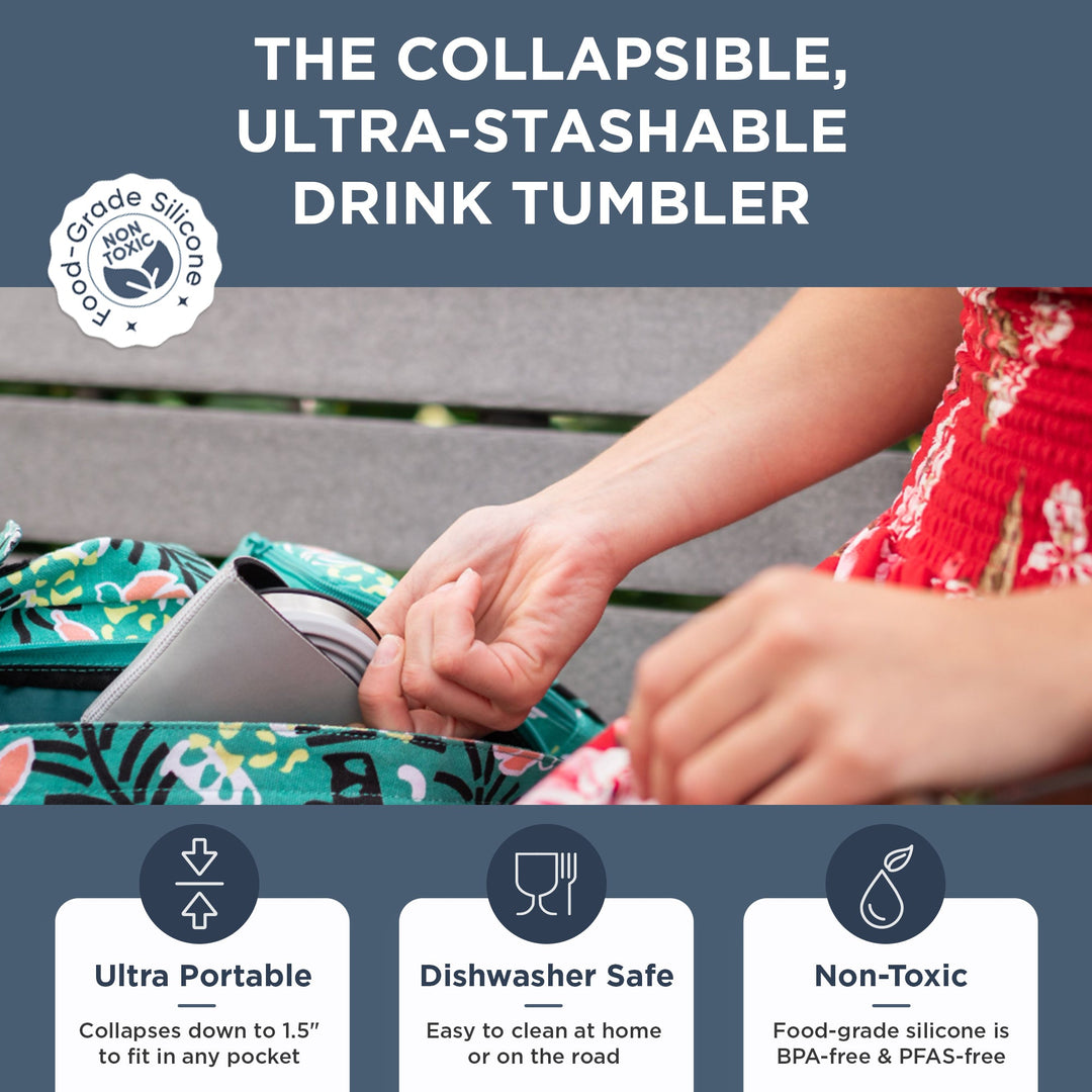 Collapsible Insulated Drink Tumbler