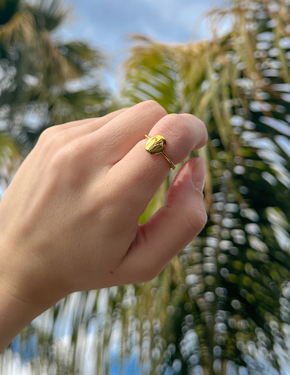 Gold Wildflower Ring