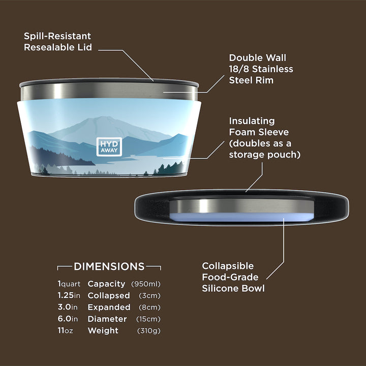 Collapsible Insulated Bowl | 1-Quart