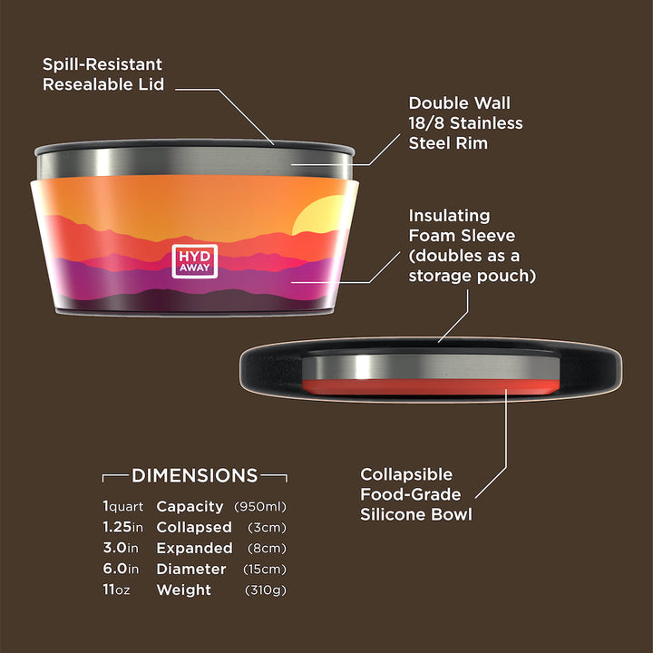 Collapsible Insulated Bowl | 1-Quart