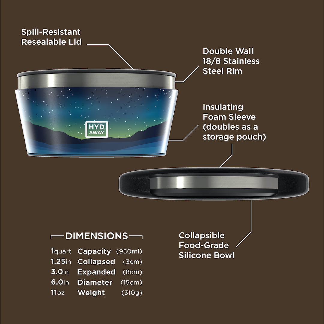 Collapsible Insulated Bowl | 1-Quart