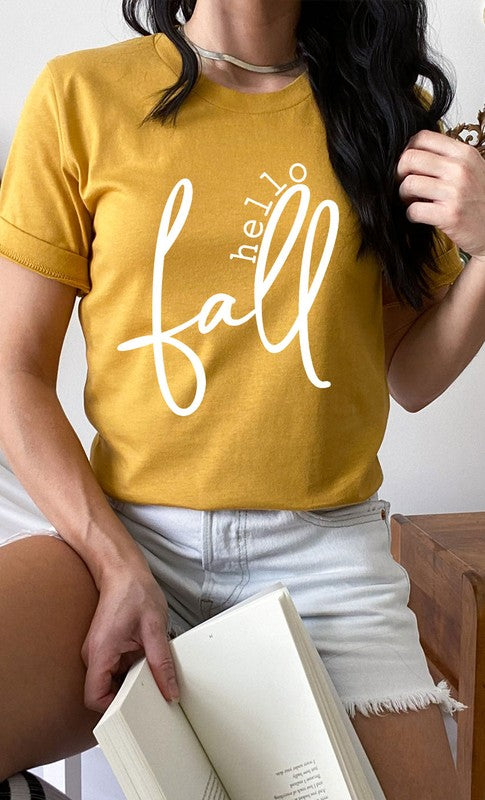 Hello Fall PLUS SIZE Graphic Tee T-Shirt