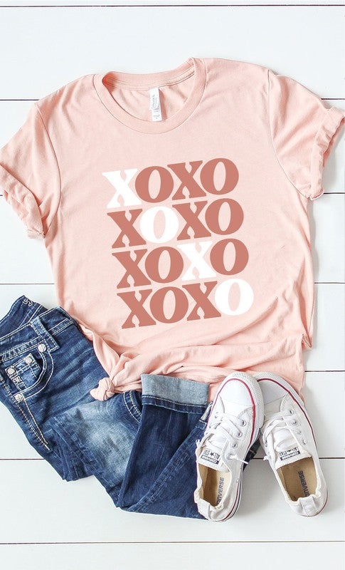 XOXO Repeat Graphic Tee T-Shirt PLUS